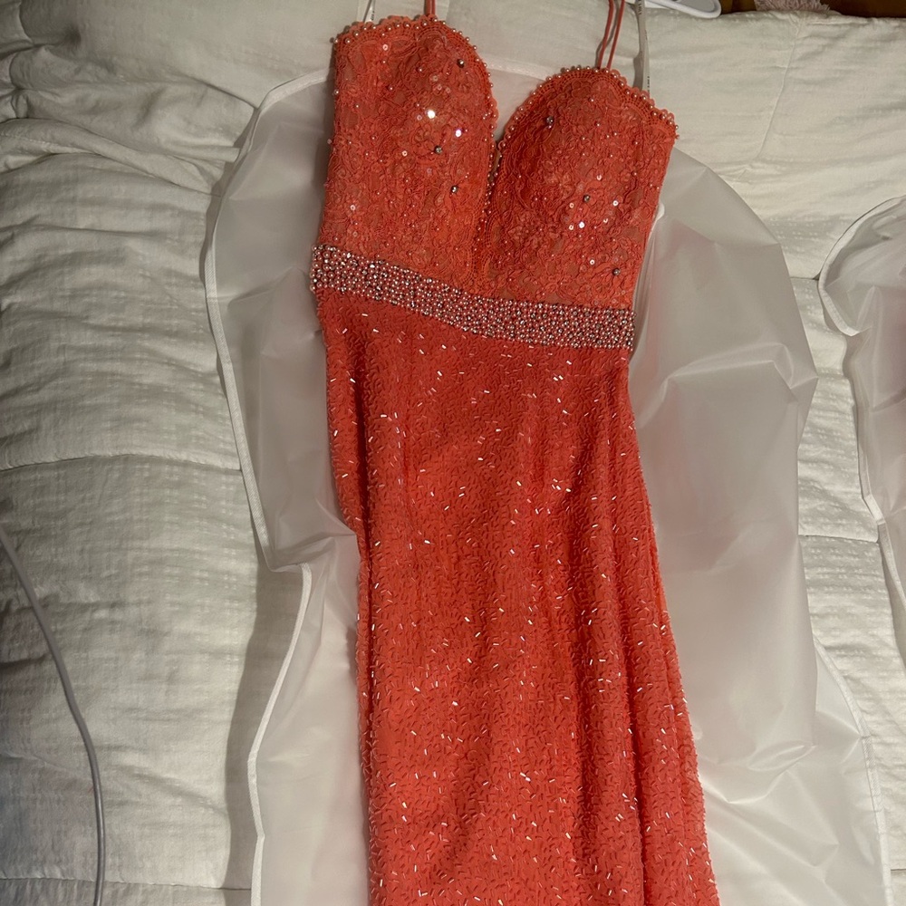 Coral Sherri Hill 11260